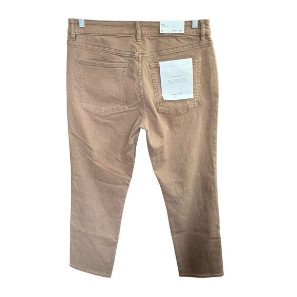 Warp Weft Khaki Jeans Pants Mocha Chicago Straight 33 Order Dynamic Stretch NWT - Picture 3 of 12